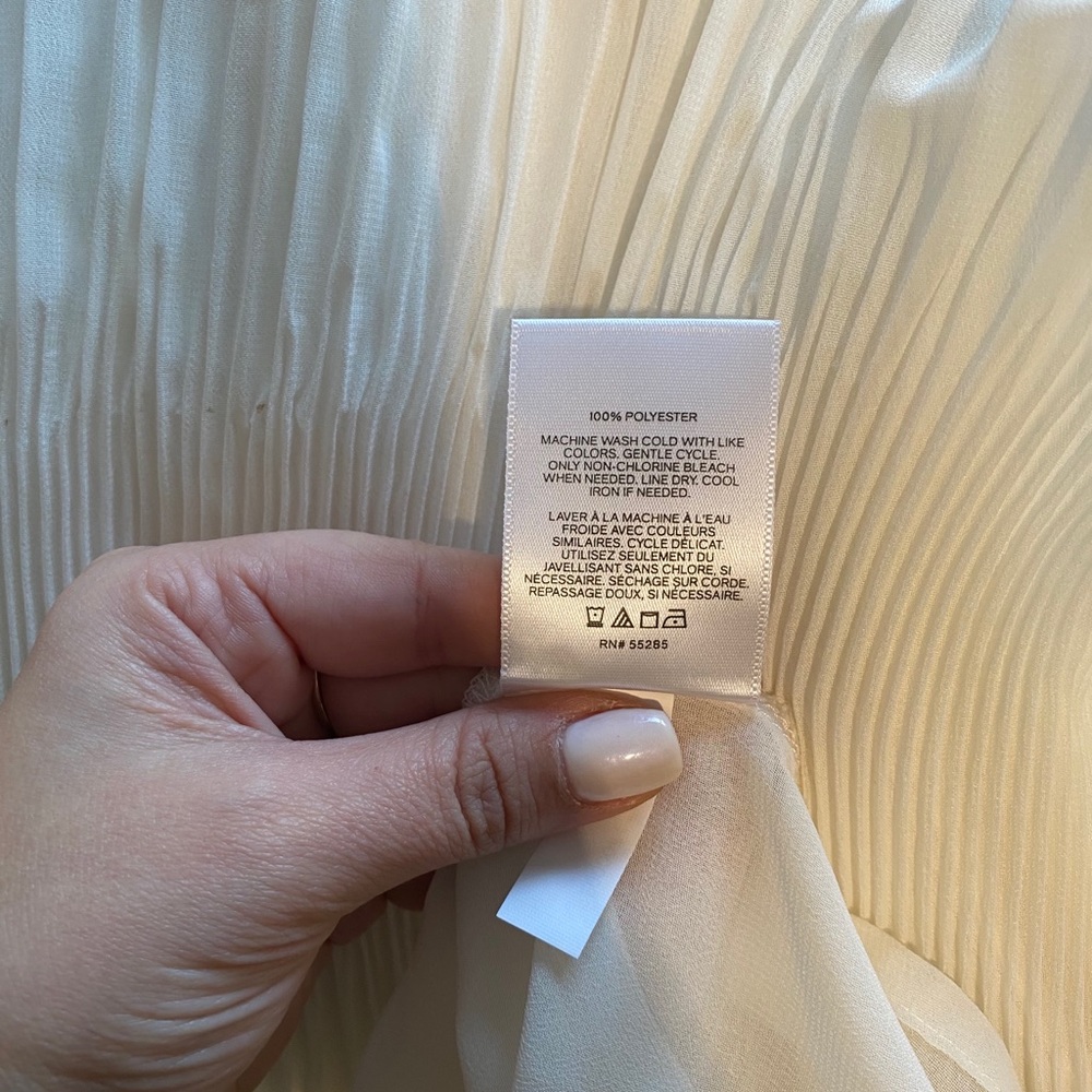 White / cream express shirt - Picture 5 of 10